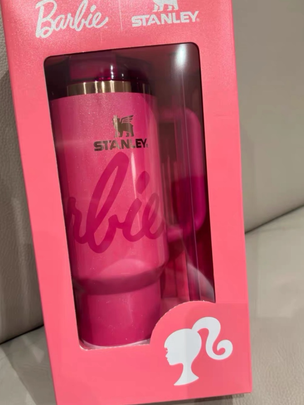Barbie x Stanley Tumbler 40 oz Quencher